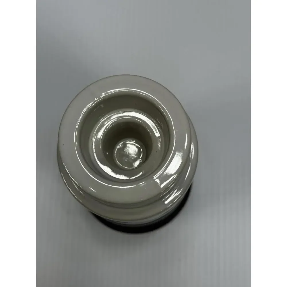 Vintage Colonial Candle of Cape Cod Hurricane Glass‎ Candle Lamp Stoneware Japan